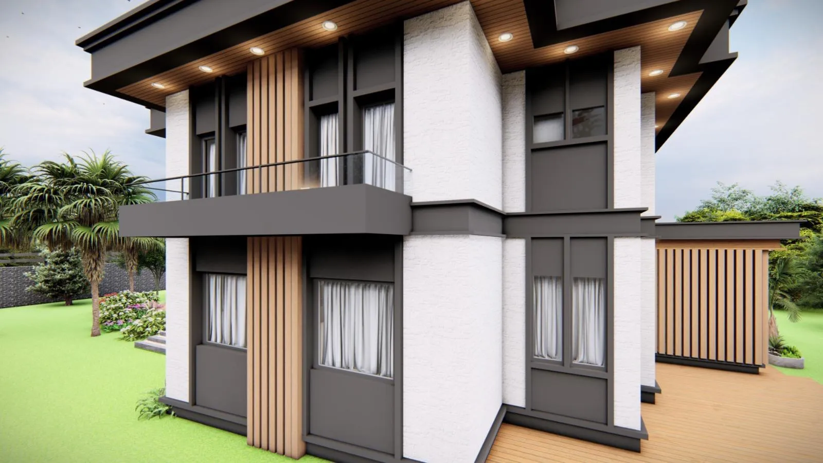 Modern çizgilerin geleneksel mimari ile buluştuğu lüks konut projesi - Jeotek imzalı yaşam alanları