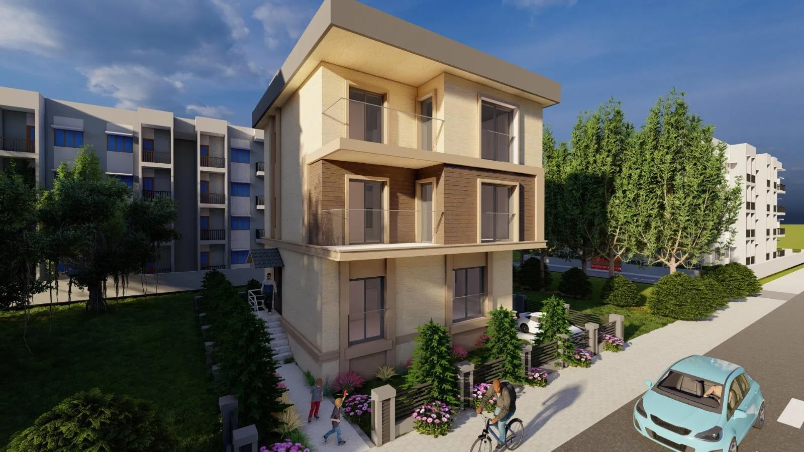 Modern çizgilerin geleneksel mimari ile buluştuğu lüks konut projesi - Jeotek imzalı yaşam alanları