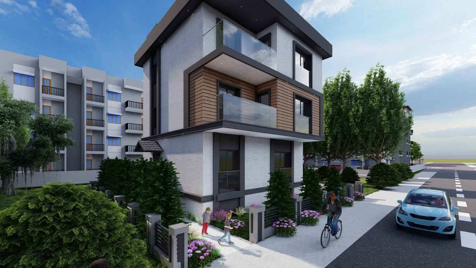 Modern çizgilerin geleneksel mimari ile buluştuğu lüks konut projesi - Jeotek imzalı yaşam alanları